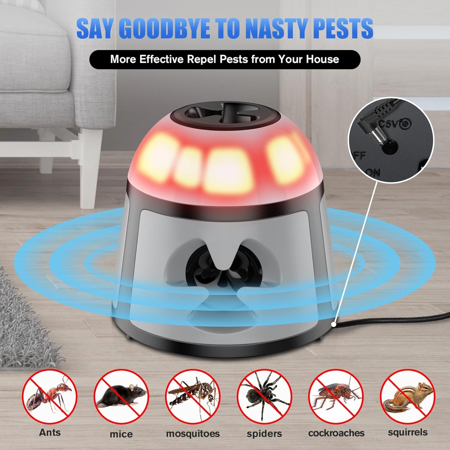 Ultrasonic Pest Repellent 360