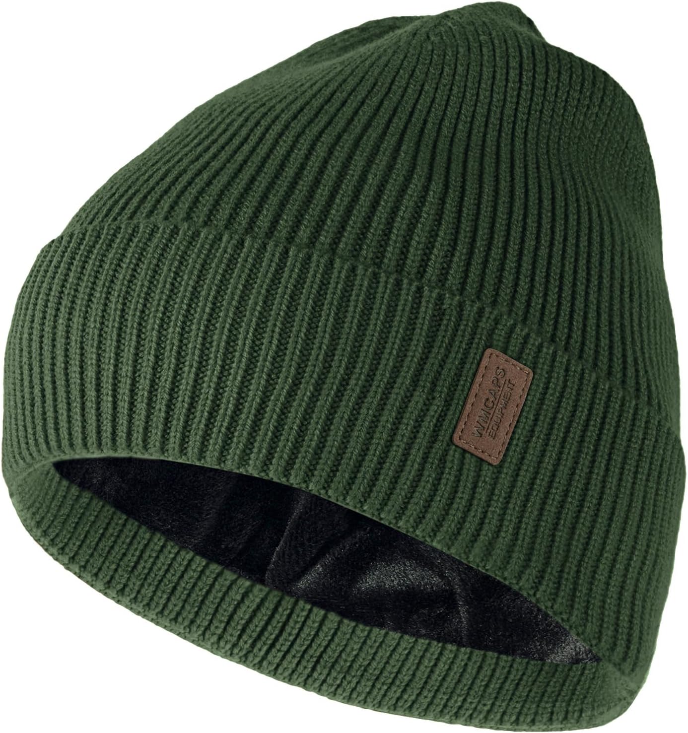 Wmcaps Plush Fleece Lined Winter Knit Beanie Hat for Men Women