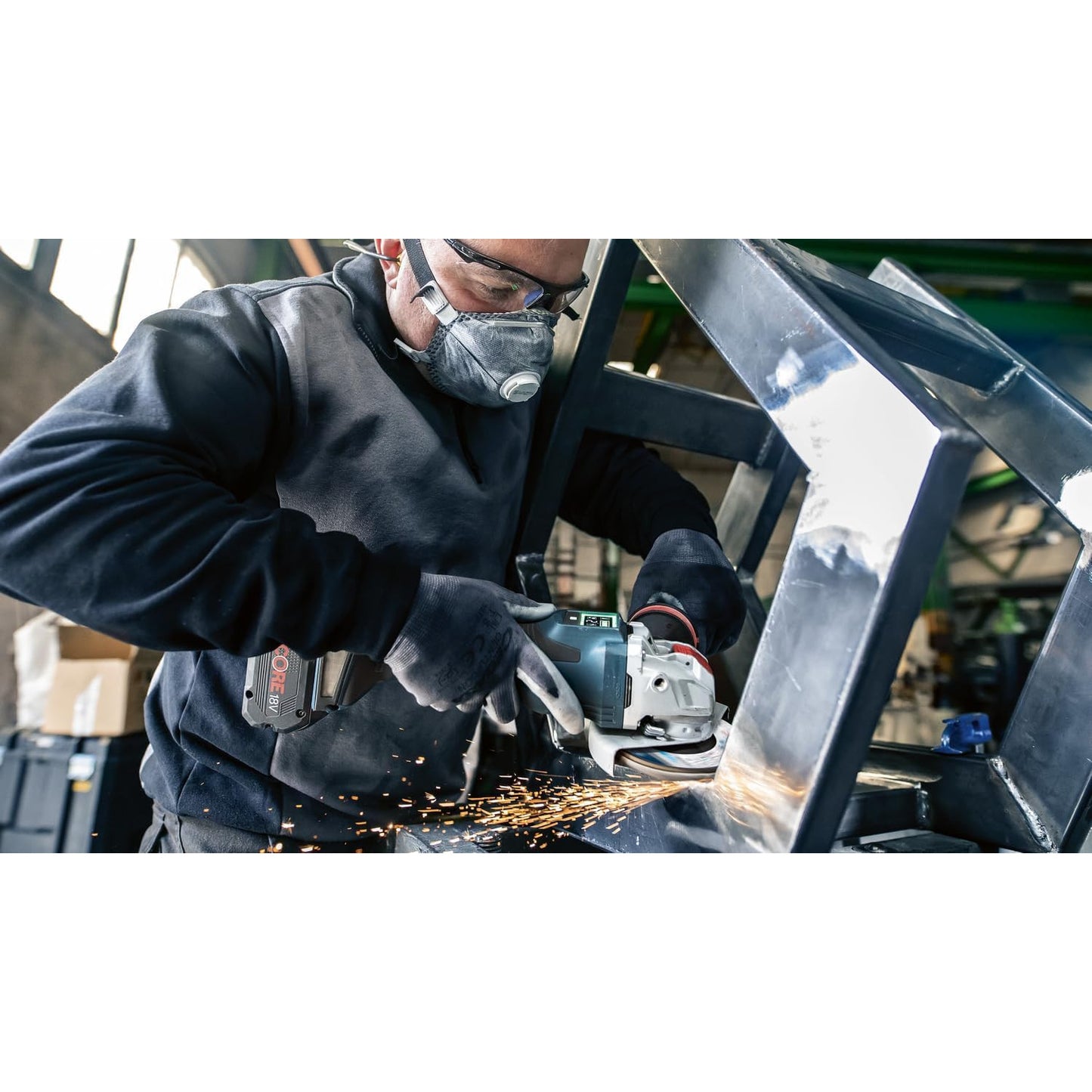 Bosch Professional X-LOCK 125mm Angled Flap Disc for Metal Grinders