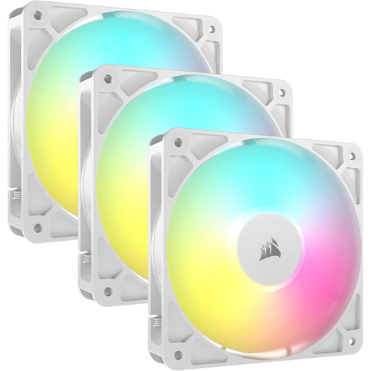 Corsair RS120 ARGB 120mm PWM Triple Fan Pack – White