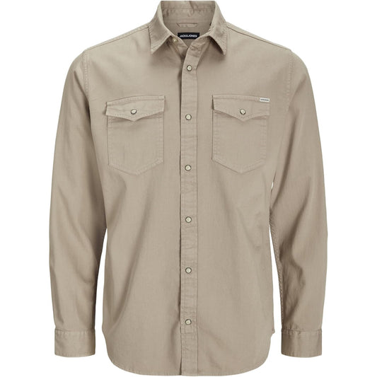 JACK & JONES Men's Comfort Fit Denim Shirt Classic