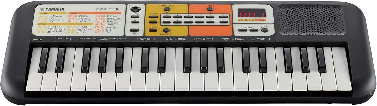 Yamaha PSS-F30 Mini Keyboard Portable 37-Key Kids Instrument