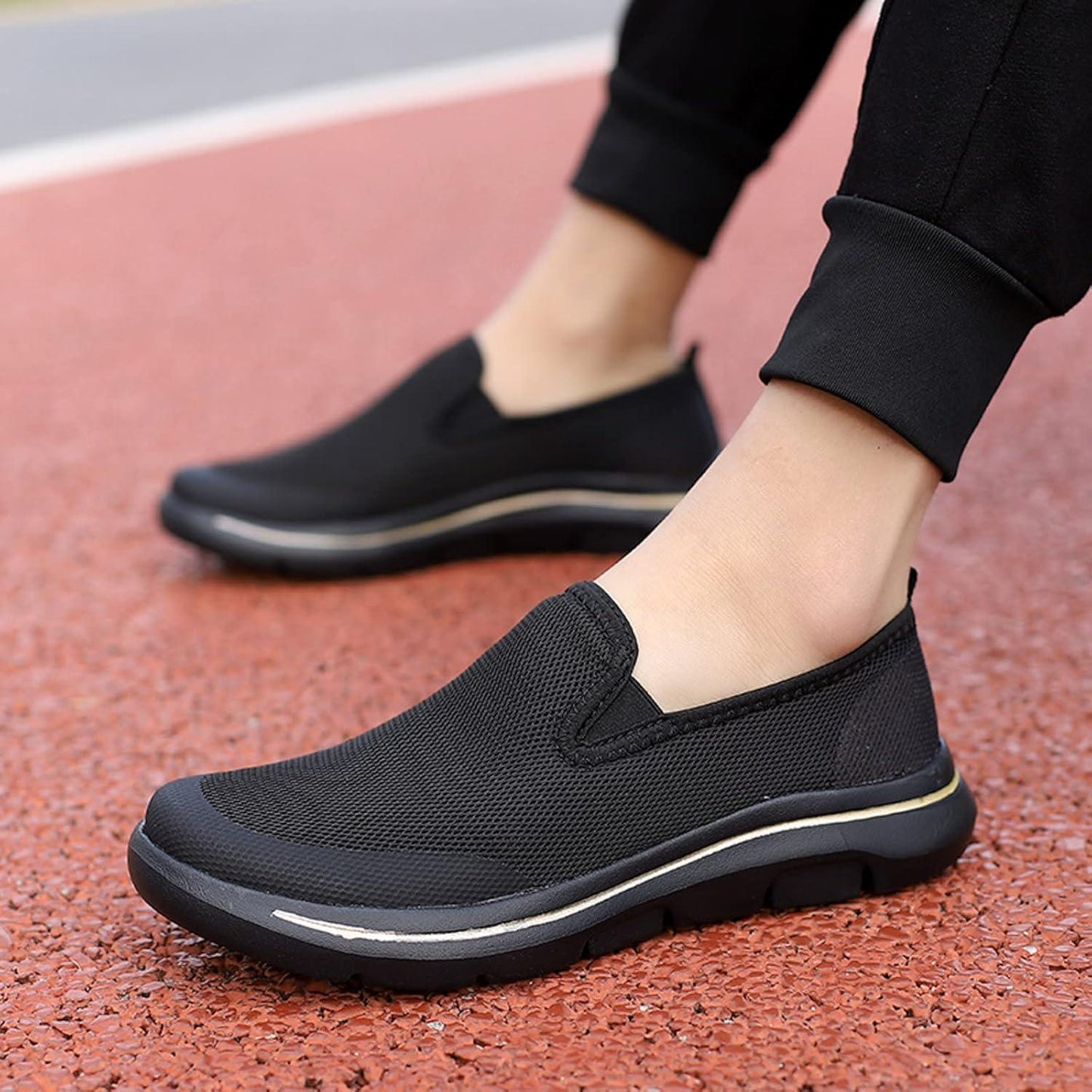 Men's Mesh Boat Deck Plimsoll Espadrille Shoes – Casual Slip-On. - Gomix Brands Outlet