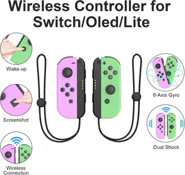 Vinkarpe Wireless Replacement Controller for Switch/OLED/Lite
