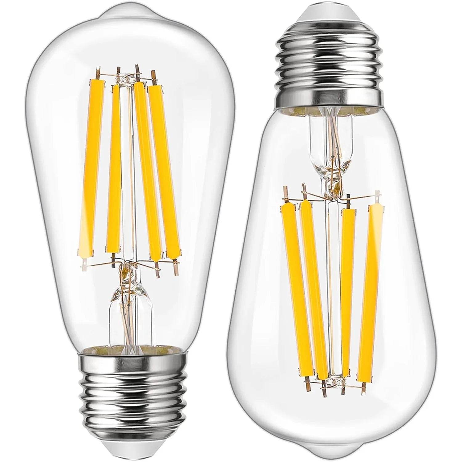E27 LED ST58 Edison Bulbs: 12W Retro Style Globe Filament Warm White - Gomix Brands Outlet