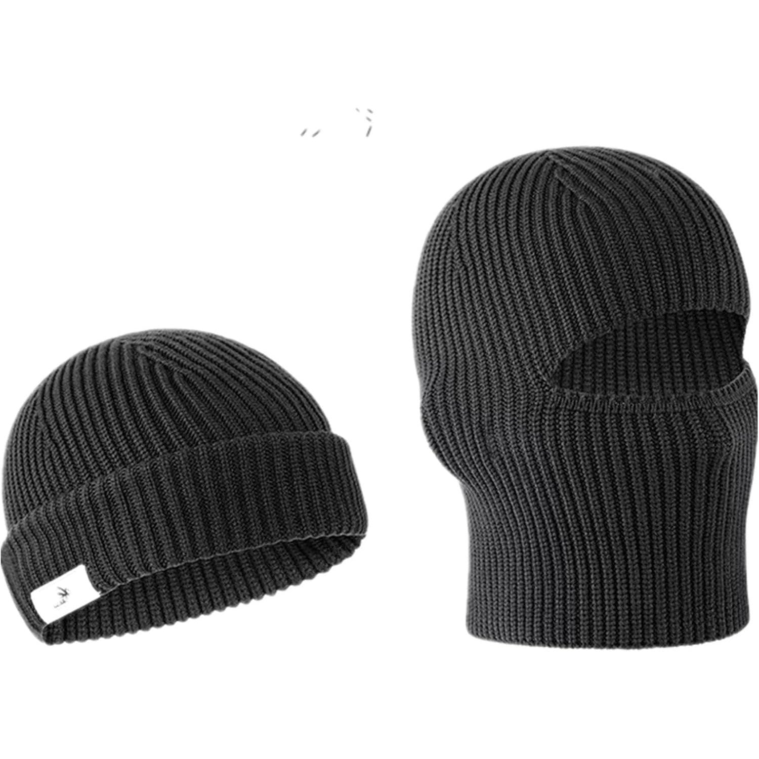 Men's 2-in-1 Warm Balaclava Ski Mask with Beanie