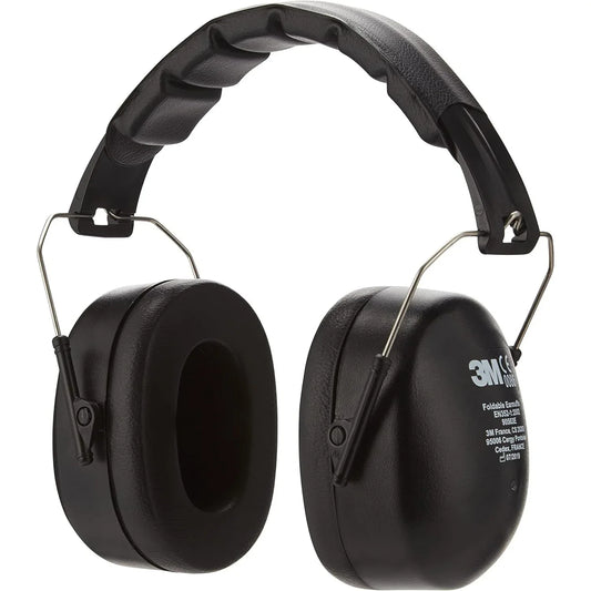 3M Foldable Noise Cancelling Headphones 90563E Black Comfortable Hearing Protection - Gomix Brands Outlet