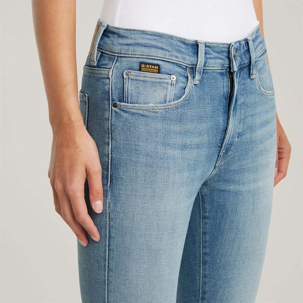 G-Star Women's 3301 High-Flare Denim Jeans – Sun Faded Sky