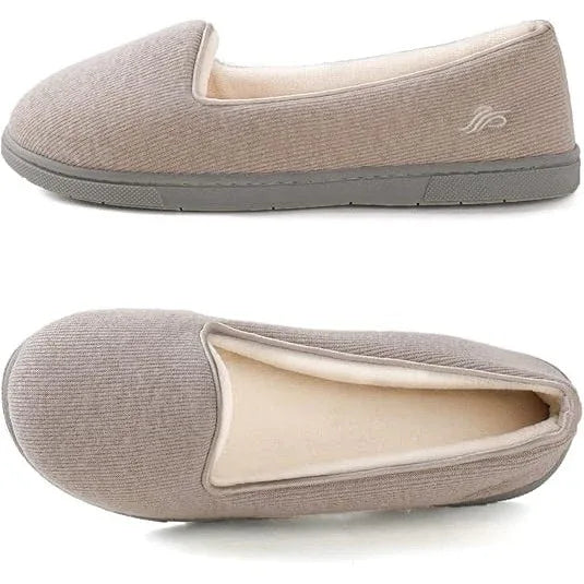 Wishcotton Women's Lightweight Memory Foam Closed‑Back Non‑Slip Slippers - Gomix Brands Outlet