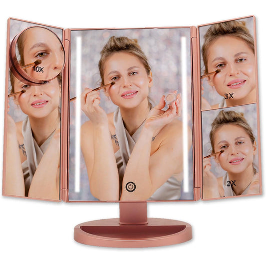 Boston Tech Bellatrix LED Makeup Mirror with 4x Magnification