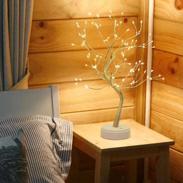 Kinamy LED Tree Light Warm White 108 LEDs 45cm USB/Battery