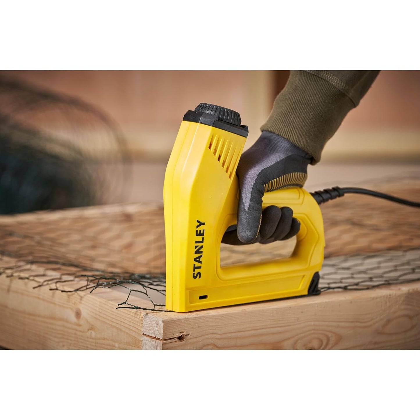 Stanley TRE550 Electric Staple/Nail Gun: Heavy-Duty, Multi-Surface, High-Performance Tool