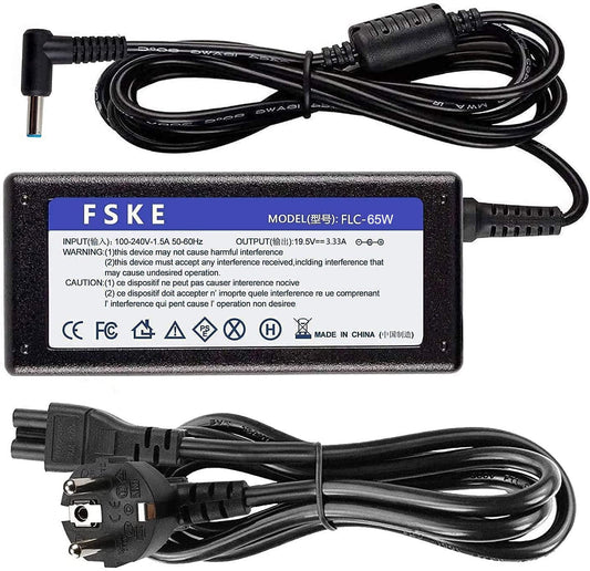 FSKE 65W HP Notebook Charger 19.5V 3.33A 4.5x3mm