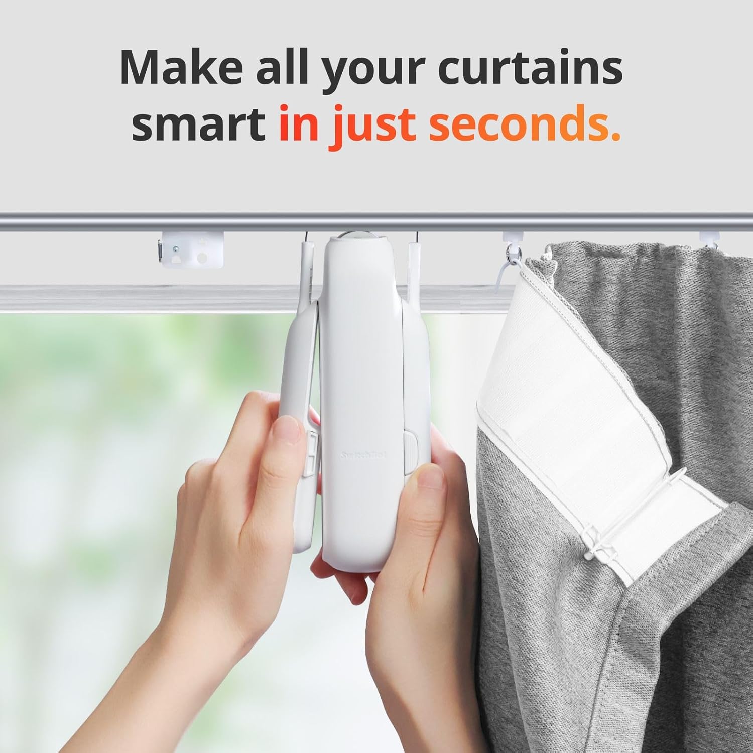 SwitchBot Curtain 3 U‑Rail Smart Automatic Curtain Opener