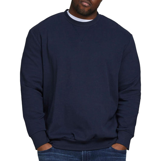 Jack & Jones Navy Plus Size Men's Sweatshirt – Soft Cotton