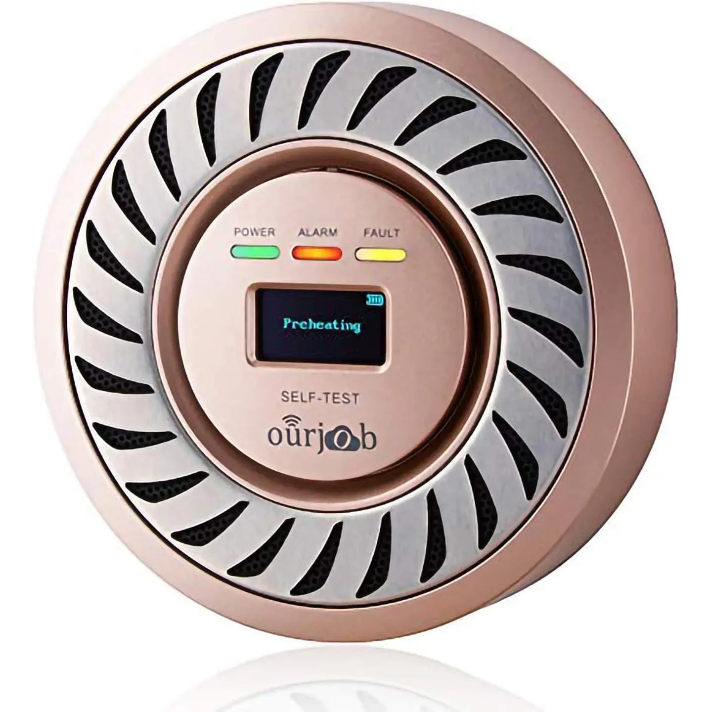 Rechargeable Carbon Monoxide Detector with OLED Display for Home and RV Safety - Gomix Brands Outlet