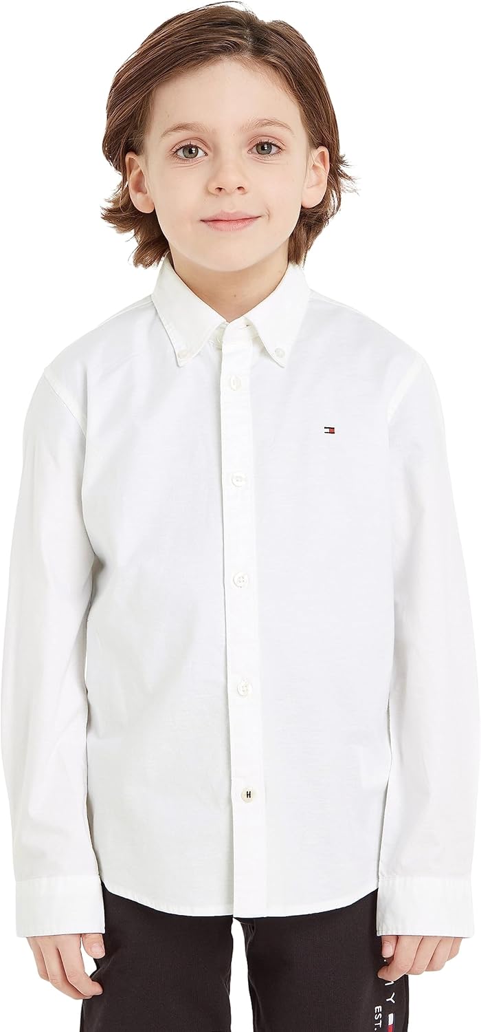 Tommy Hilfiger Boys Comfortable Fit Long Sleeve Shirt