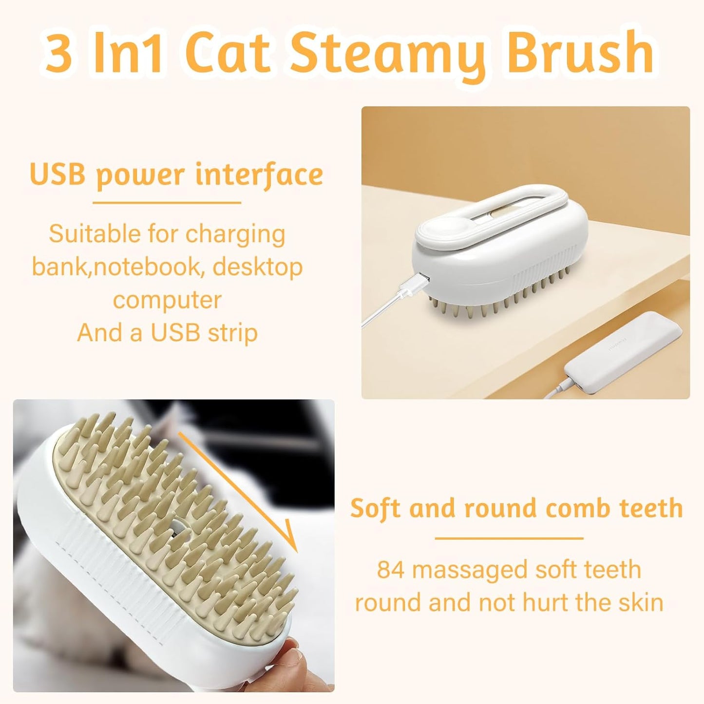 Pet Steam Brush Cleaner