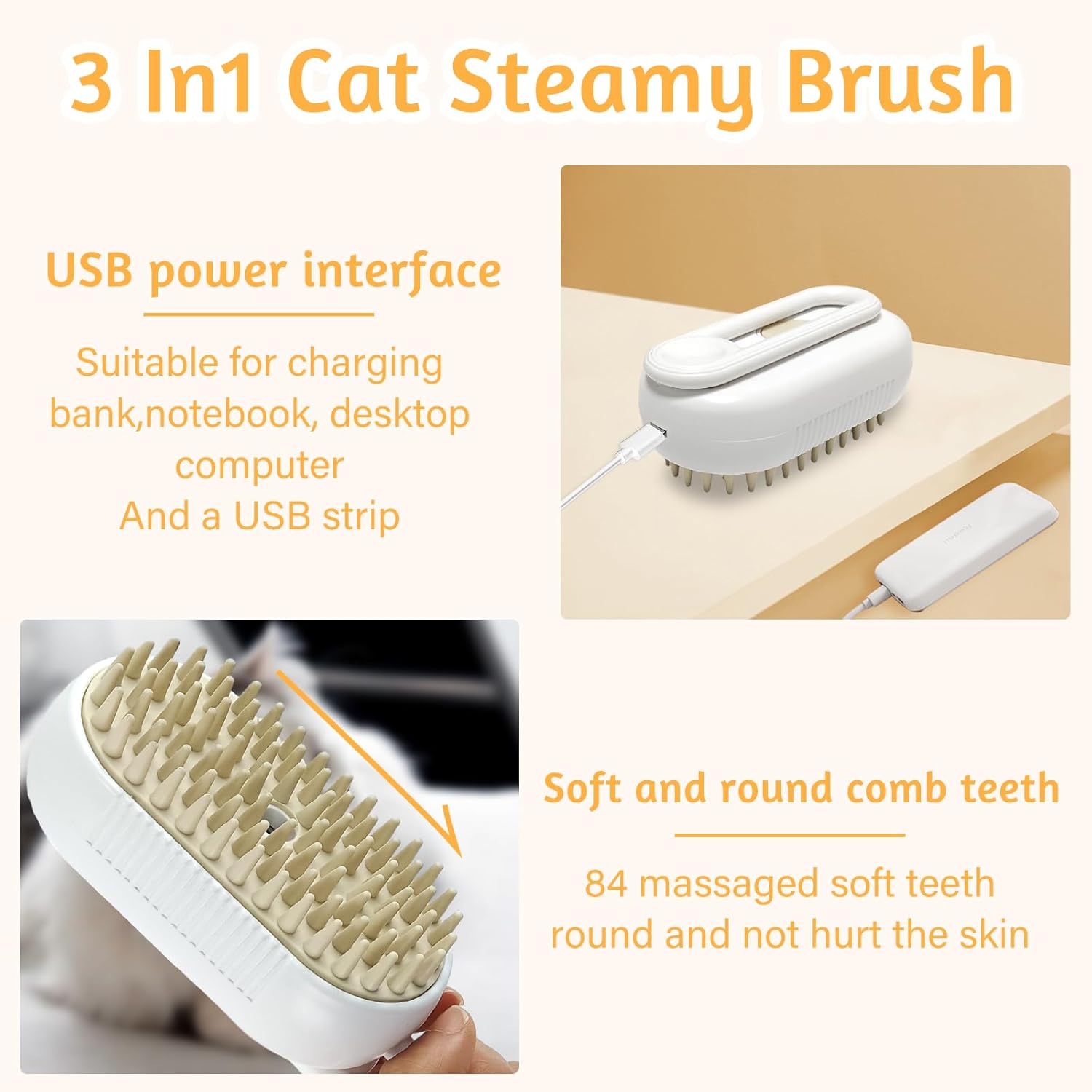 Pet Steam Brush Cleaner