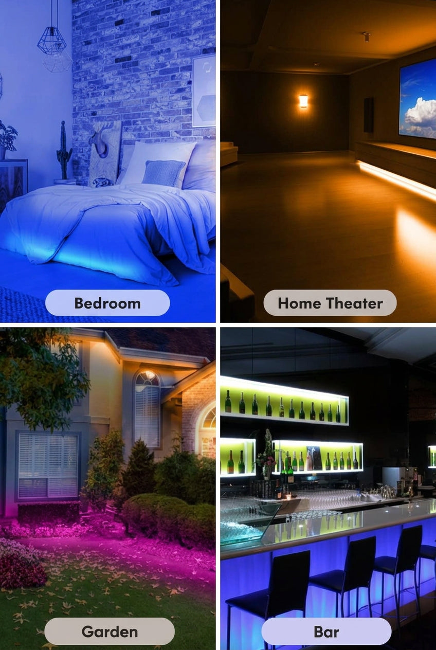 FUPT xls-001 USB RGB LED Strip Lights with Remote 5m