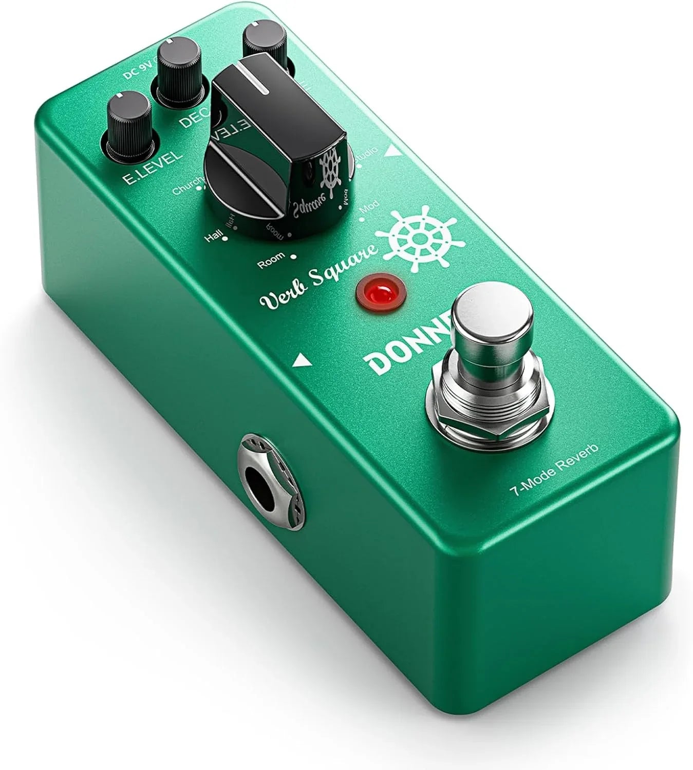 Donner Verb Square Digital Reverb Pedal – 7 Modes, Compact Aluminium - Gomix Brands Outlet