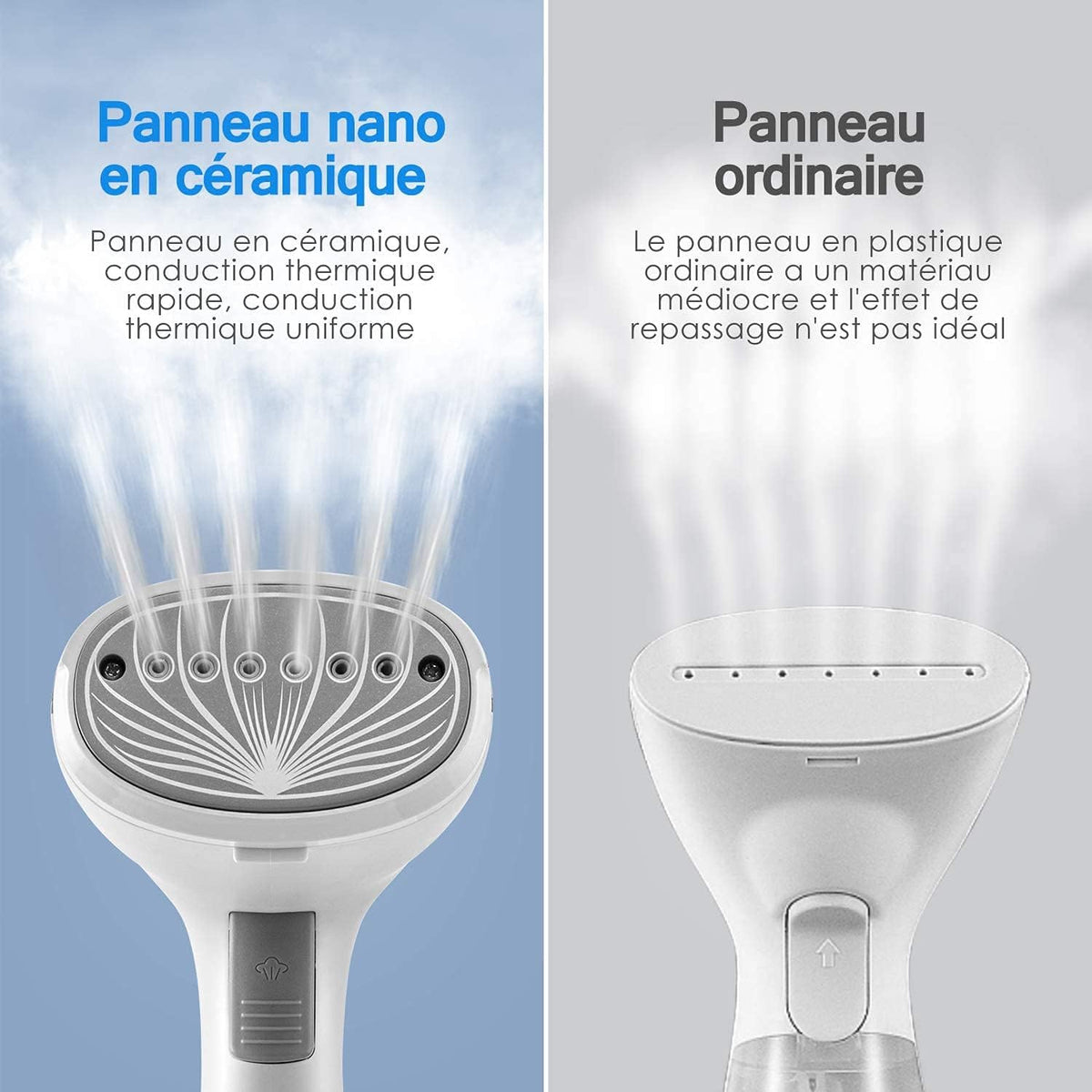 KotiCidsin GT10 Garment Steamer 160ml 1000W Off-White