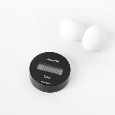 Brabantia Tasty+ Digital Magnetic Kitchen Timer – Dark Grey