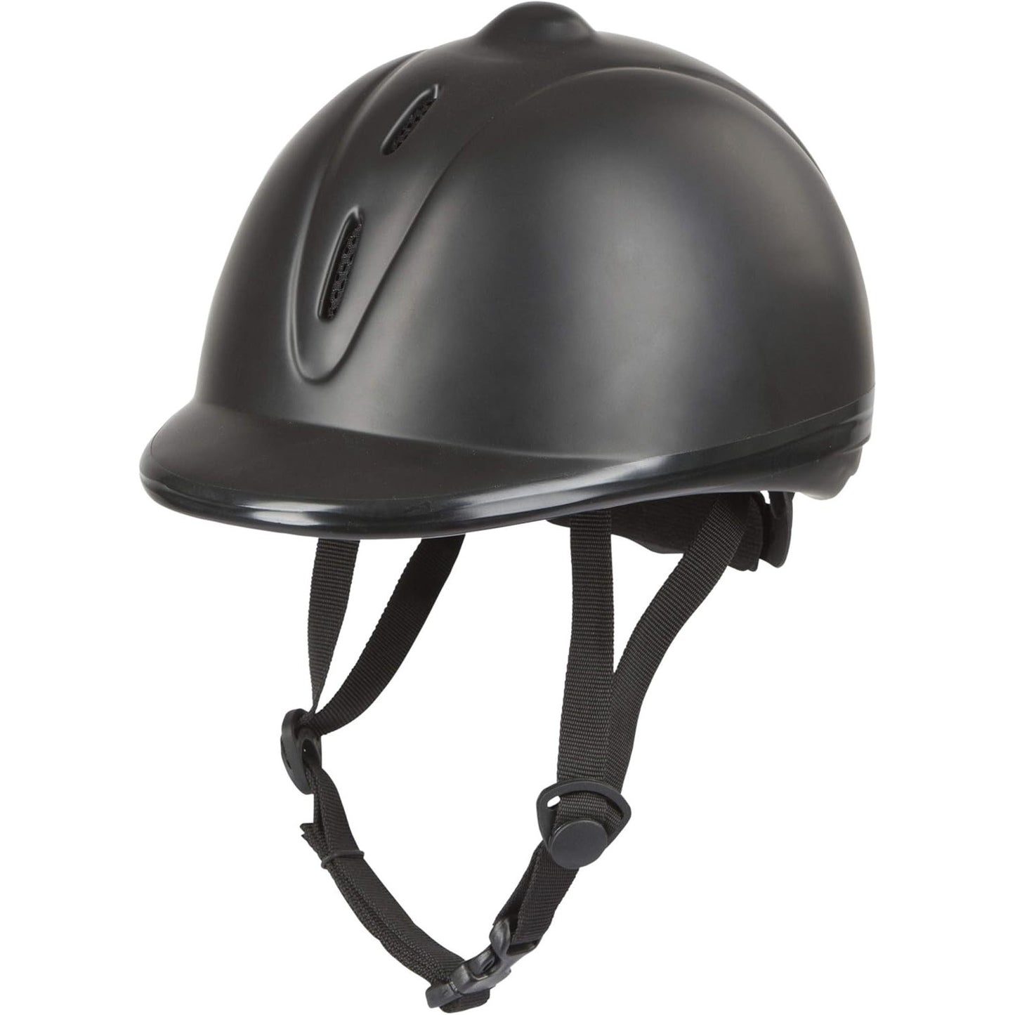 Covalliero Econimo VG1 Unisex Adjustable Black Riding Helmet