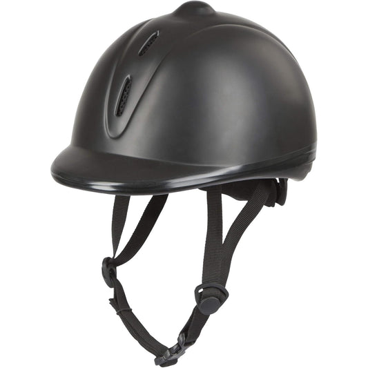 Covalliero Econimo VG1 Unisex Adjustable Black Riding Helmet