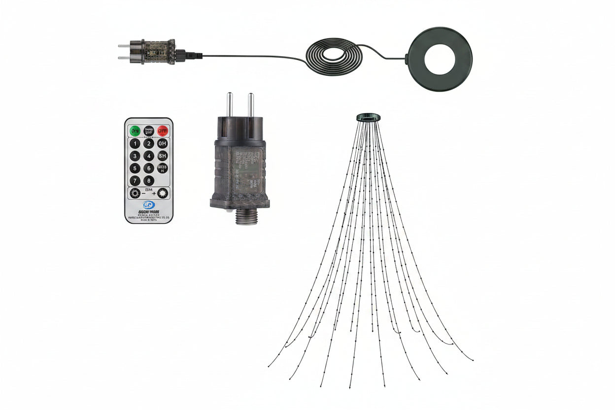 LaiTeny HCP480N 3m 480 LED Christmas Tree Lights with Ring