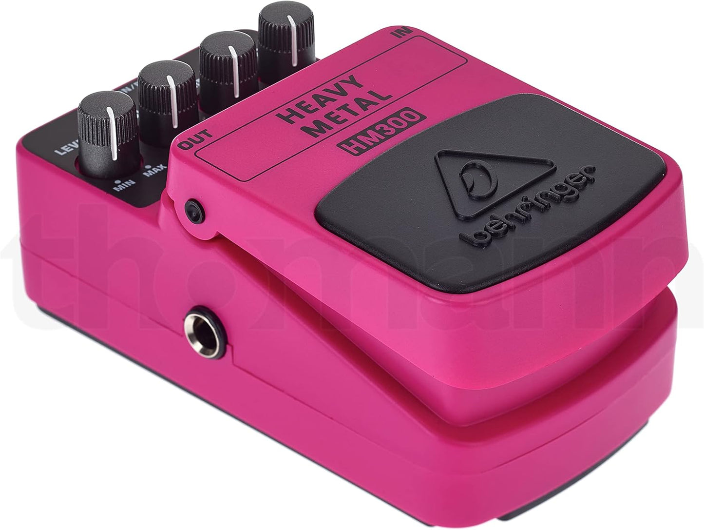 Behringer HM-300 Pink Heavy Metal Guitar Distortion Pedal