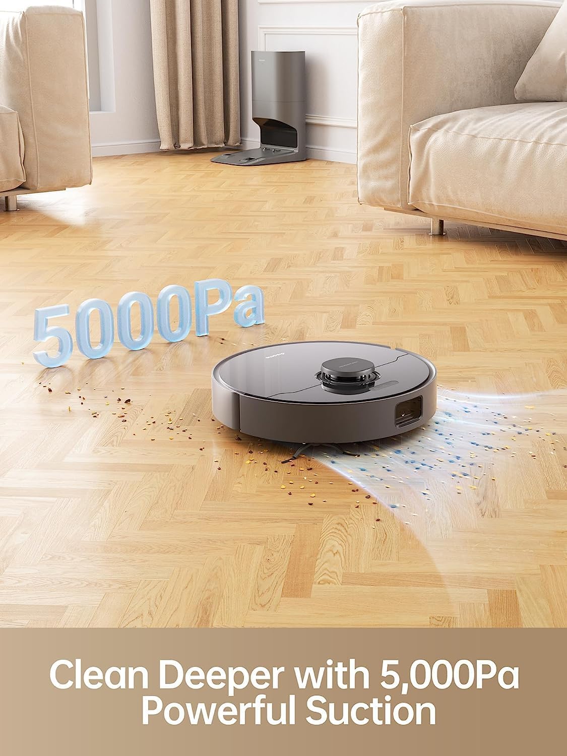 Dreame D10s Plus Robot Vacuum Mop: Smart Cleaning, Self-Emptying, Powerful Suction