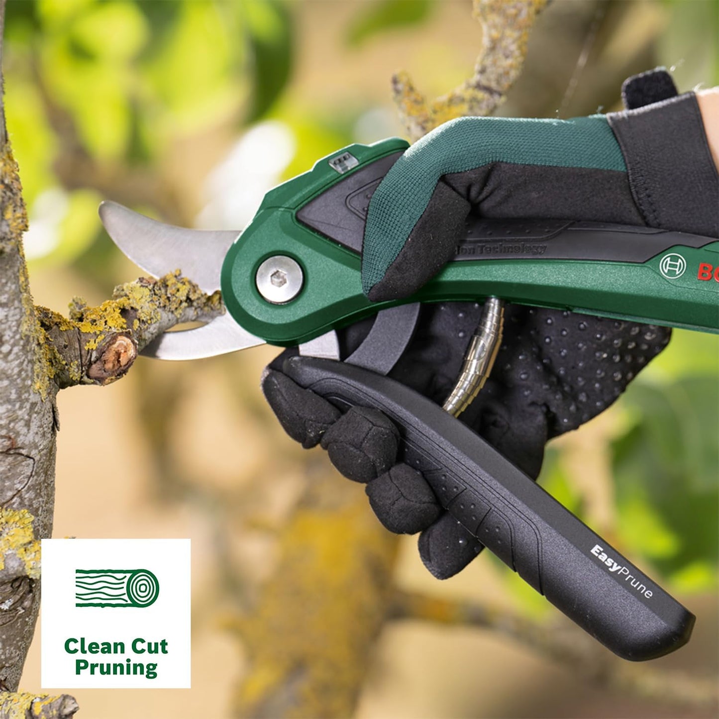 Bosch EasyPrune Cordless Battery-Powered Pruning Secateurs 450 Cuts