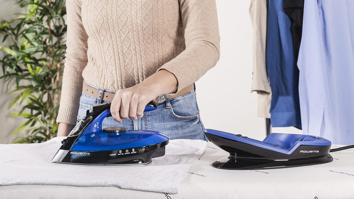 Rowenta Freemove Cordless Steam Iron: Effortless Wrinkle Removal, Powerful Steam, Fast Heat-Up