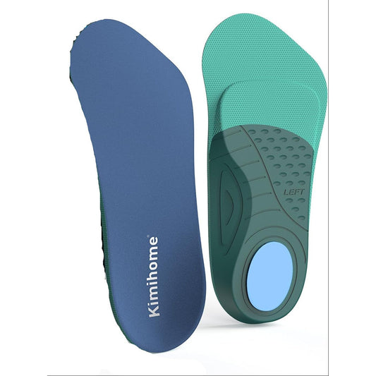 Kimihome 3/4 Length Plantar Fasciitis Insoles for Men