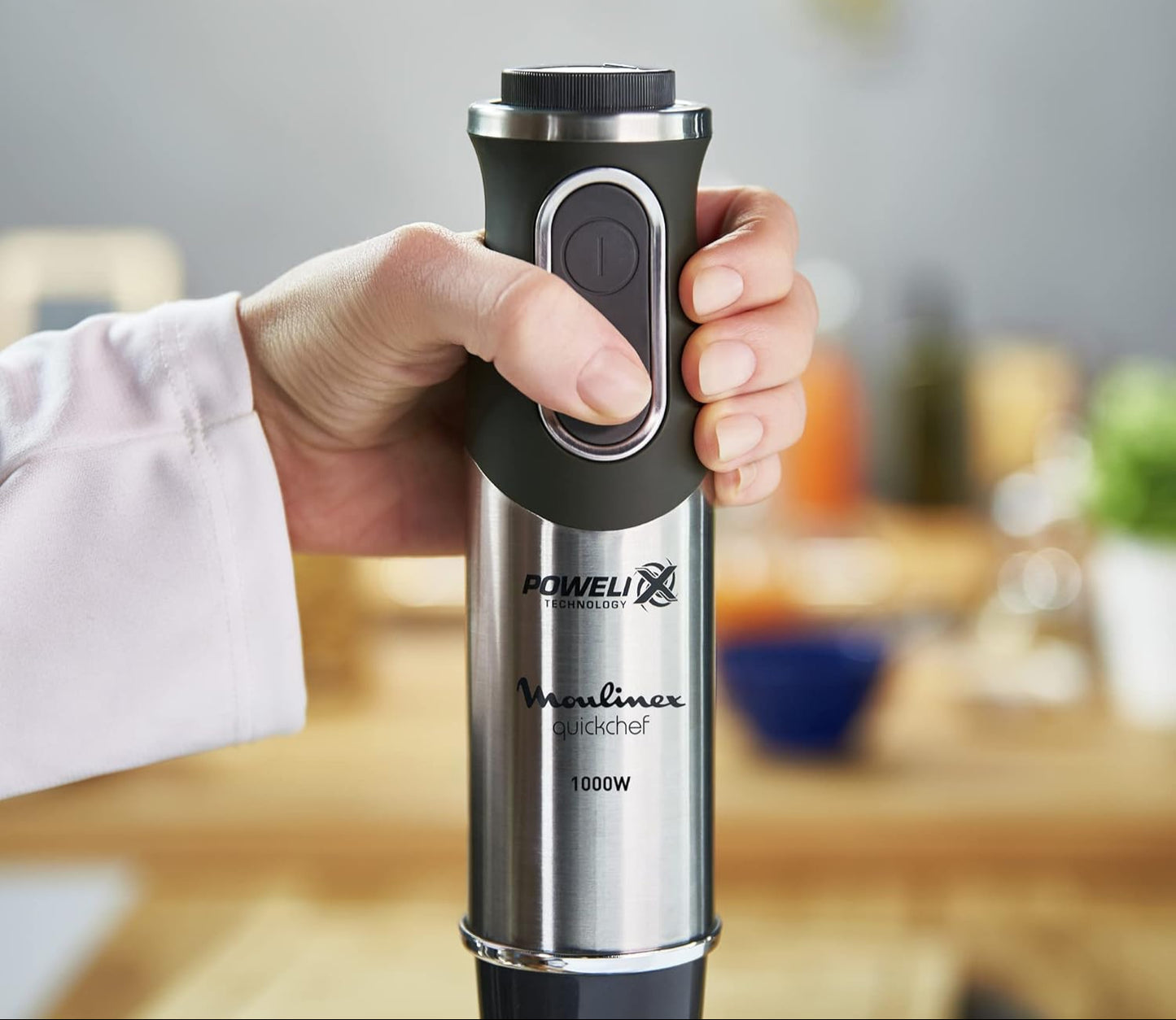 Moulinex Quickchef 3-in-1 1000W Immersion Blender with 0.8L Cup