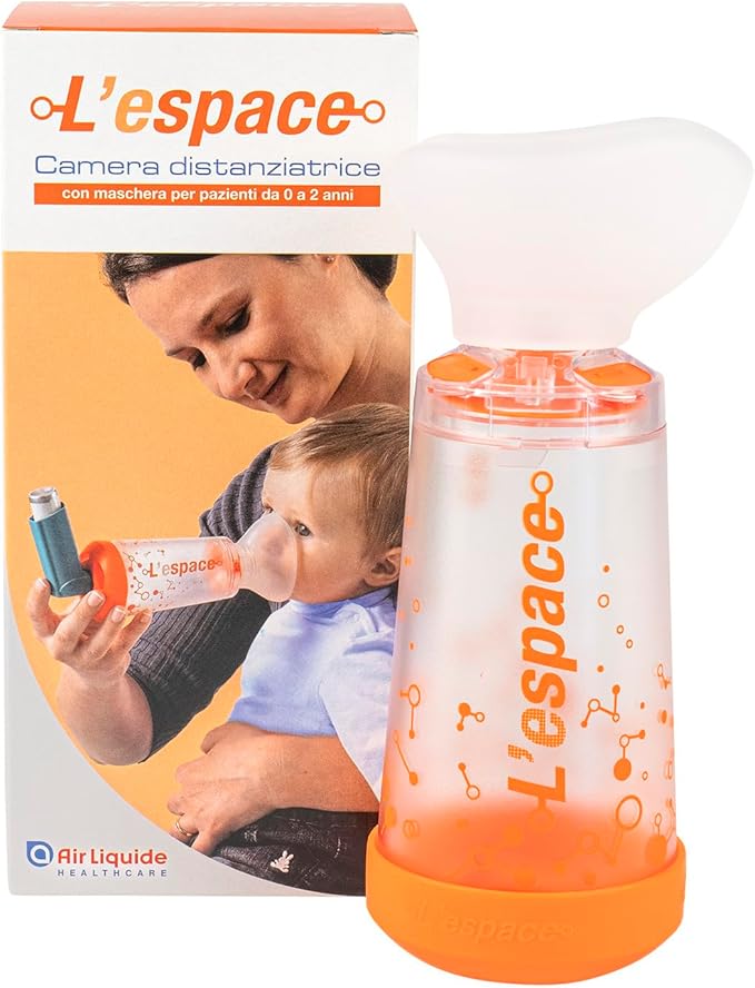 Air Liquide L'ESPACE Infant Inhaler Spacer with Silicone Mask