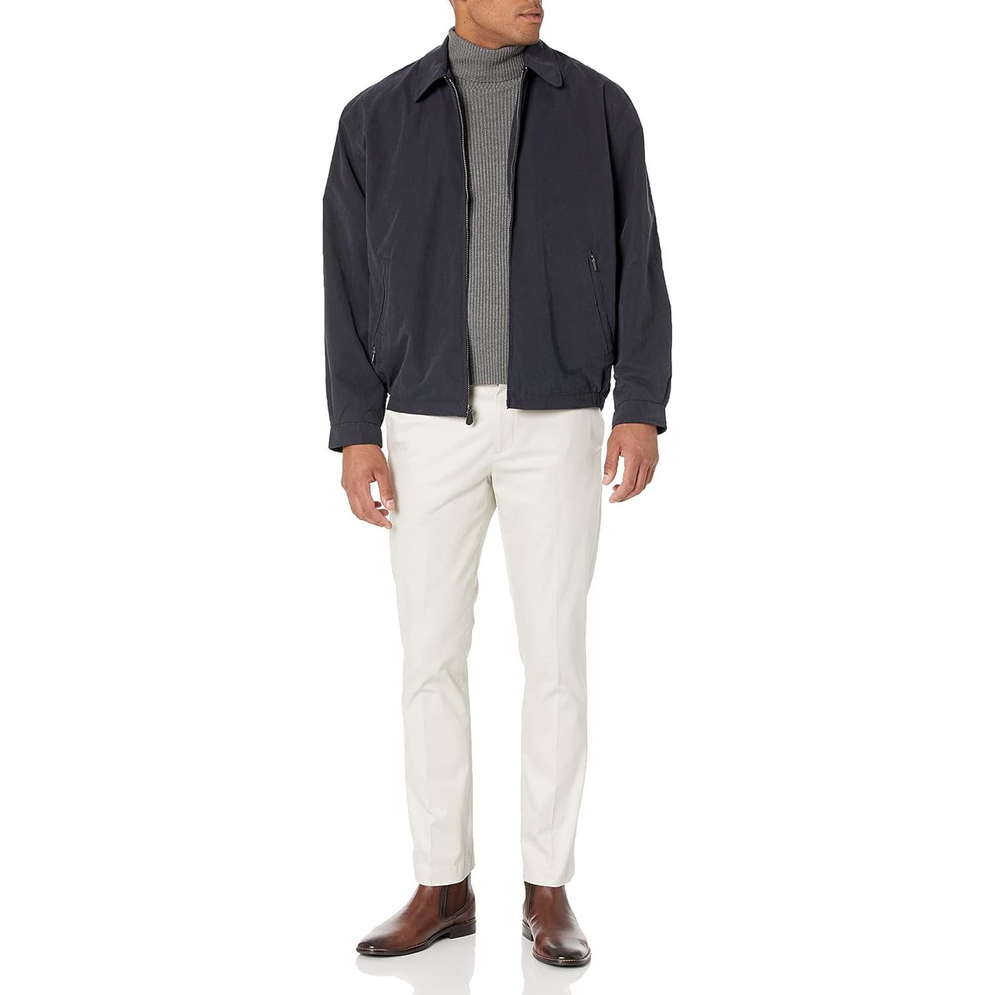 London Fog Tall Auburn Golf Jacket Lightweight Cotton