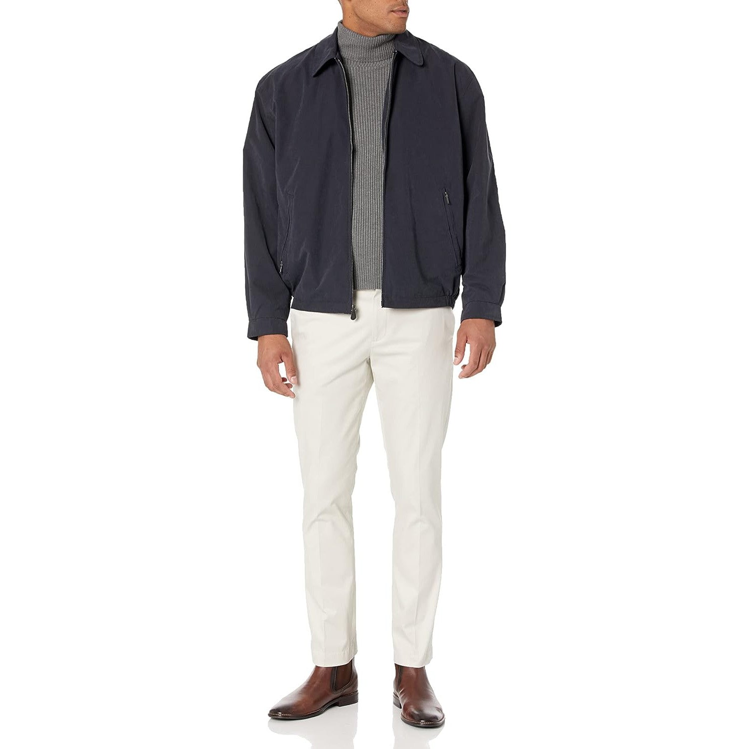London Fog Tall Auburn Golf Jacket Lightweight Cotton