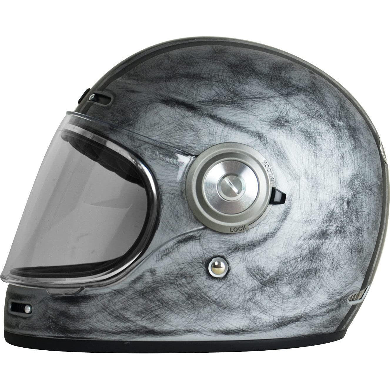 ORIGINE VEGA Grey Full Face Helmet Size XL
