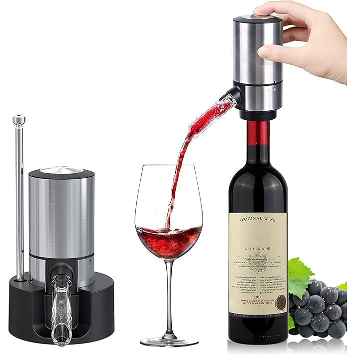 Ataller Smart Electric Wine Aerator Pourer with Retractable Tube