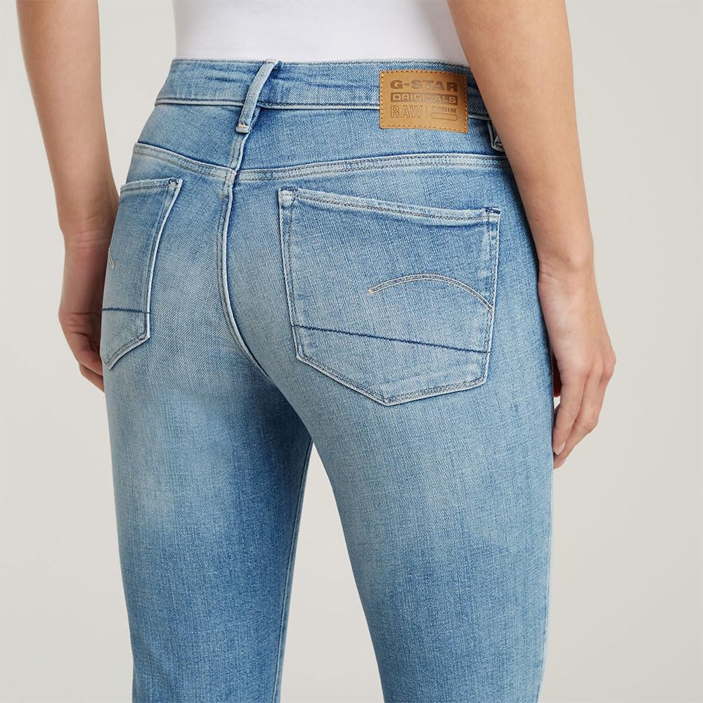 G-Star Women's 3301 High-Flare Denim Jeans – Sun Faded Sky