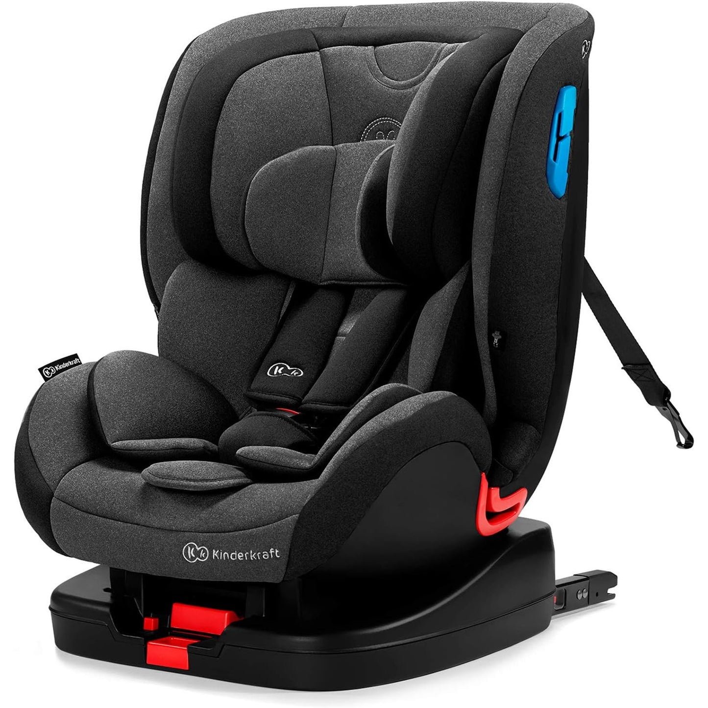 Kinderkraft Isofix Vado Car Seat, Group 0+/1/2, H-Guard, Black