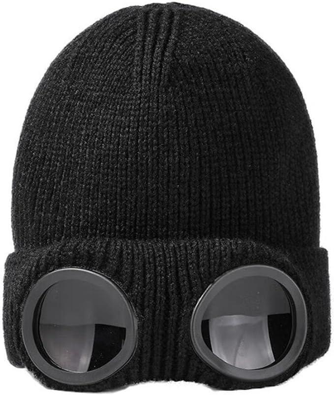 Tainrunse Anti-slip Knitted Beanie with Glasses – Warm Unisex Hat - Gomix Brands Outlet