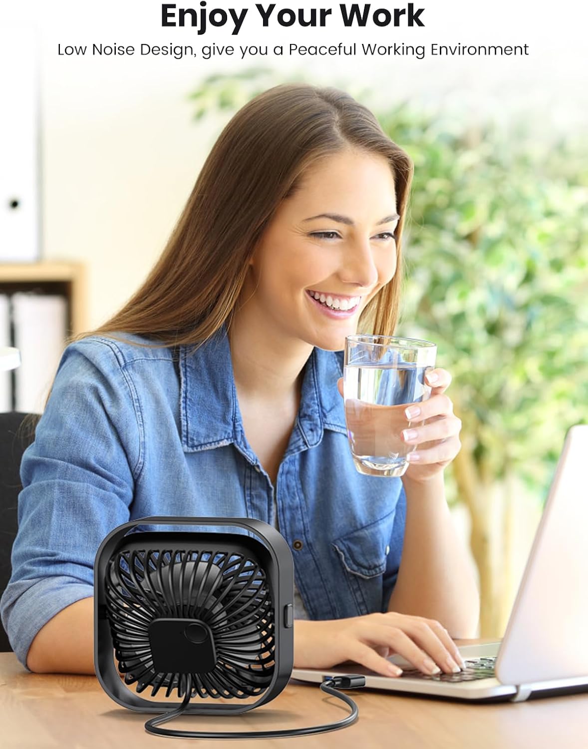 TOPK USB Fan