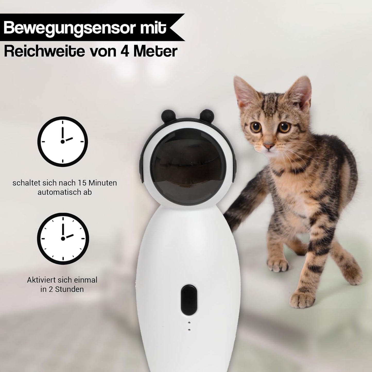 Interactive Automatic Laser Pointer Cat Toy by Koenigsdoerfer & Sohn