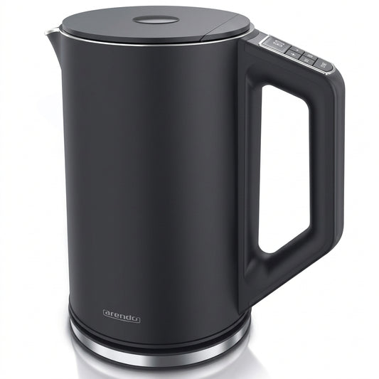Arendo Elegant Electric Kettle 1.5L 2200W Black