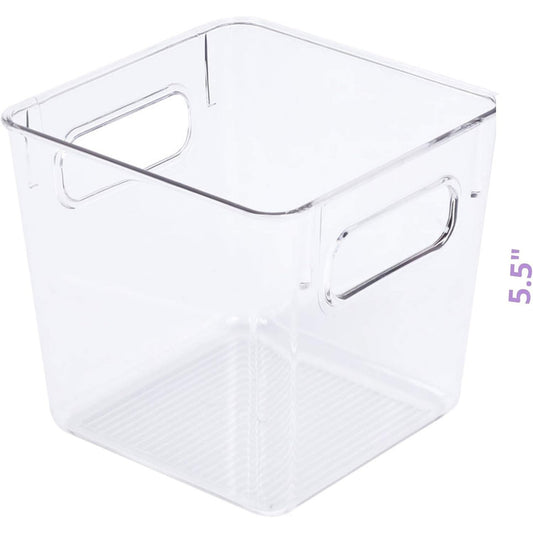 Soko Design 2-Pack Clear Stackable Storage Bins for Fridge