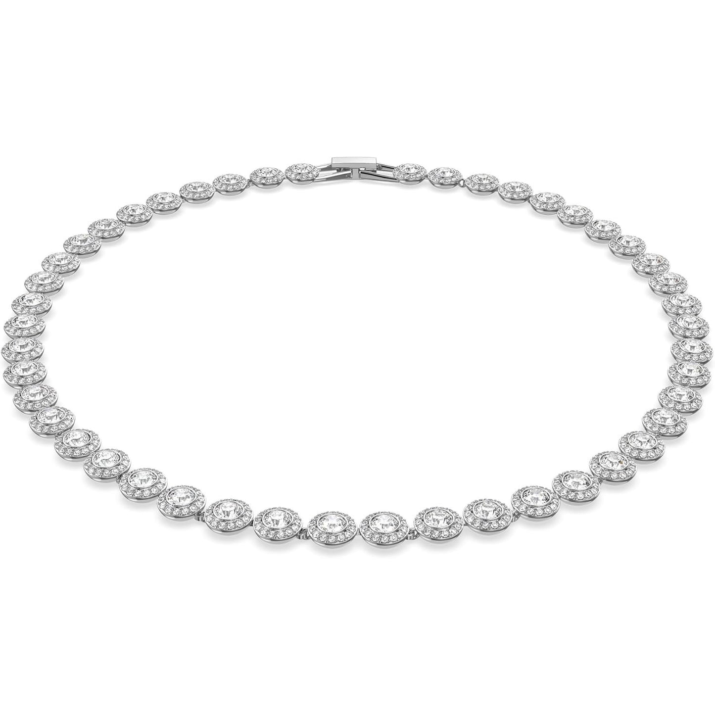 Swarovski Angelic Crystal Necklace Radiant White Sparkle Elegant Pendant