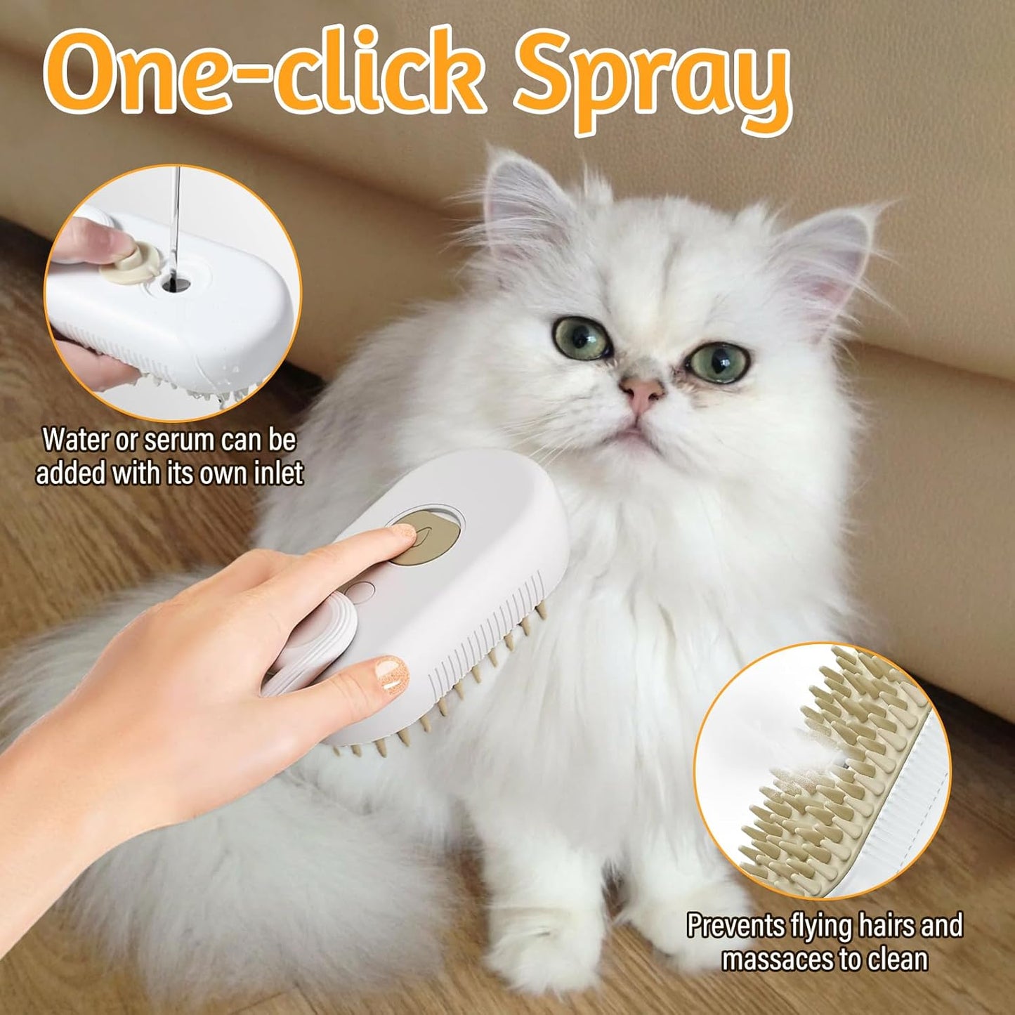 Pet Steam Brush Cleaner